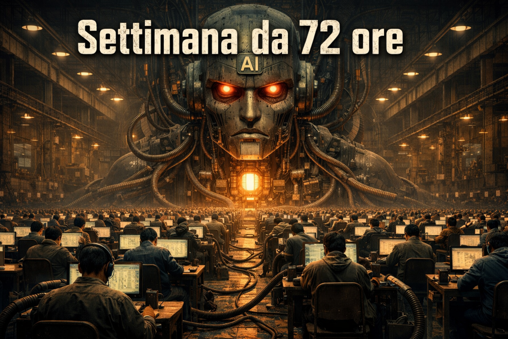 Settimana 72 ore: boom di ore, AI e lavoro