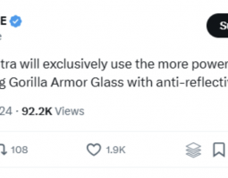 Galaxy S25 Ultra avrà in esclusiva Gorilla Armor Glass 2