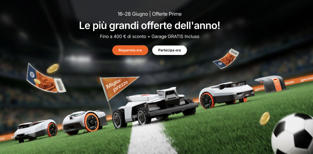 Offerte Segway Navimow: Prime Day per il giardino