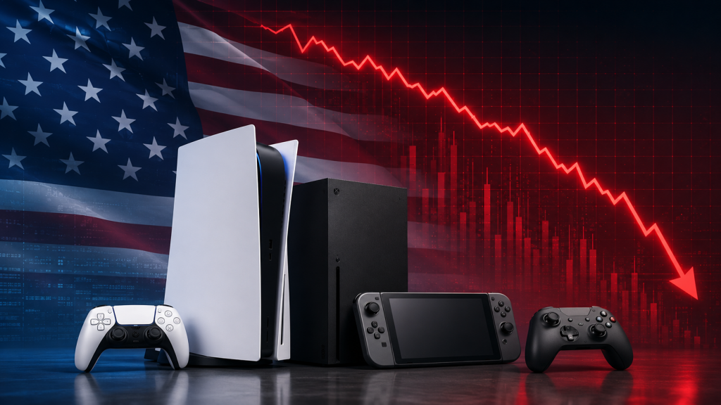 Console in crisi negli USA: spesa hardware giù del 29%