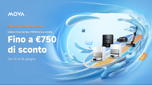 MOVA Prime Day: sconti smart per la casa