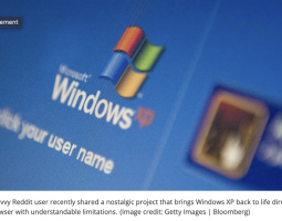 Rivivi l’esperienza di Windows XP direttamente nel tuo browser