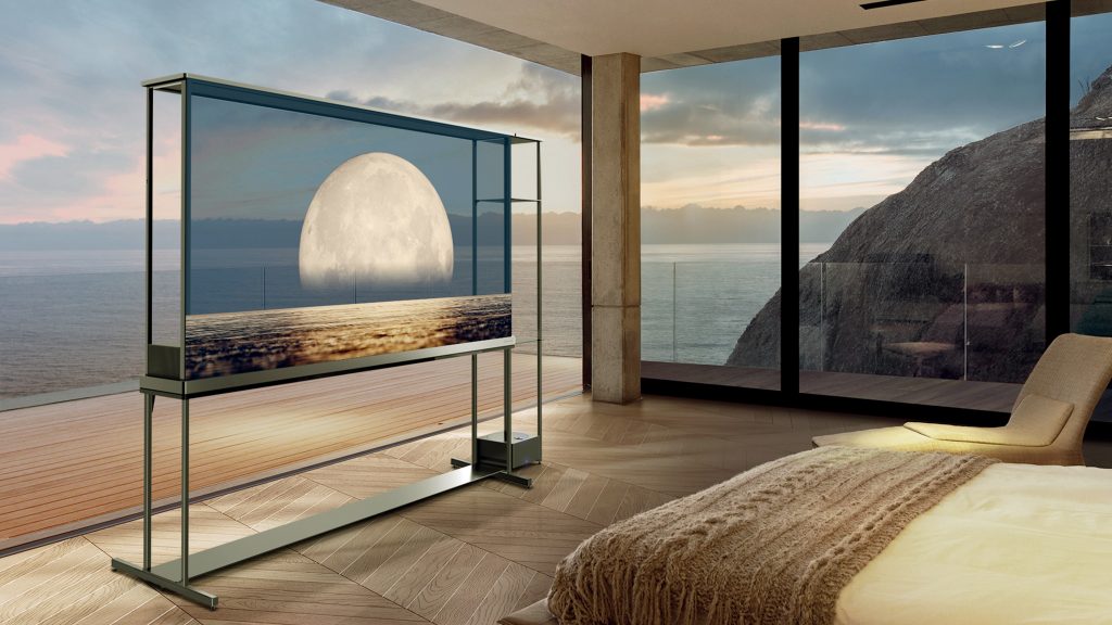 LG OLED T è il primo TV OLED 4K trasparente e wireless