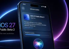iOS 27 Public Beta 2 migliora Siri e Liquid Glass