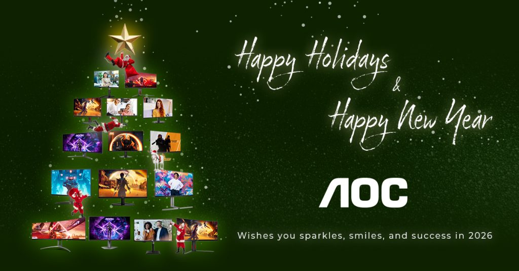 AOC: la guida ai monitor perfetti per Natale e Capodanno