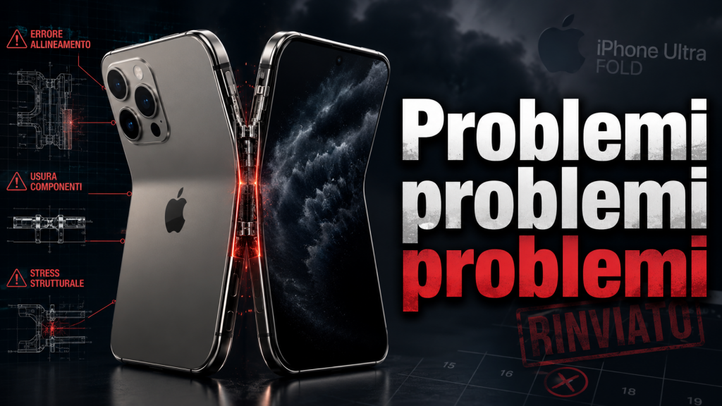 iPhone Ultra in ritardo per la cerniera
