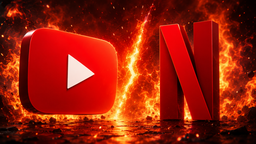 YouTube e Netflix: parte la guerra per i grandi creator
