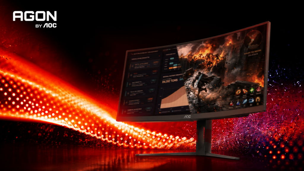 Monitor AOC ultrawide per lavoro e gaming