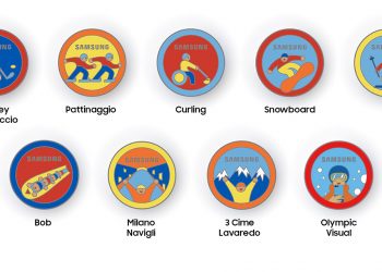 Pin Collection Samsung: Olimpia Zagnoli firma