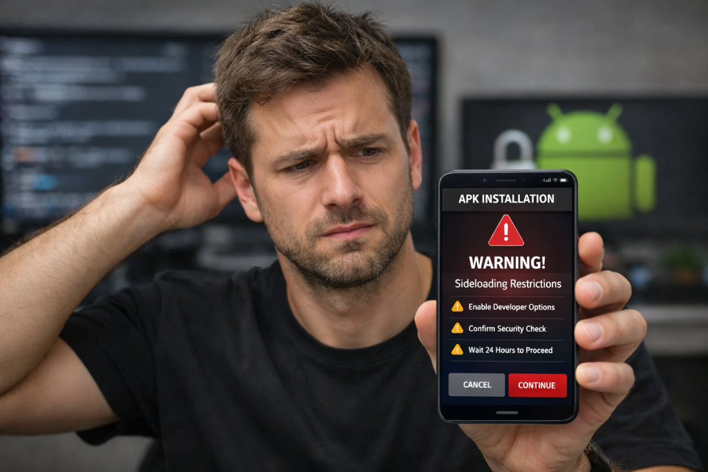 Sideloading Android: Google cambia le regole
