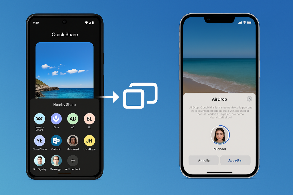 Google Quick Share AirDrop