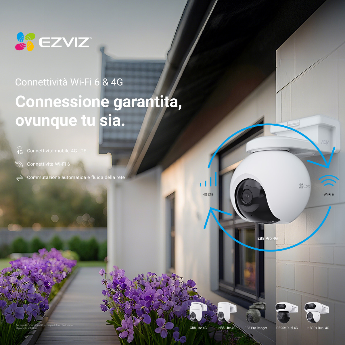 EZVIZ telecamere 4G: nuove battery cam