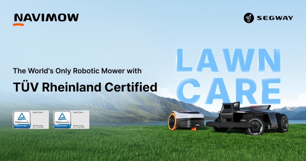Segway Navimow certificazione TÜV per il prato