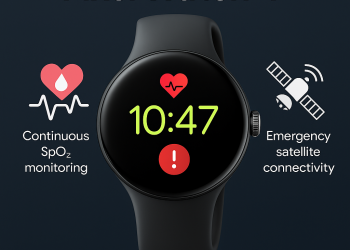 Pixel Watch 4: monitoraggio SpO2 continuo e SOS satellitare