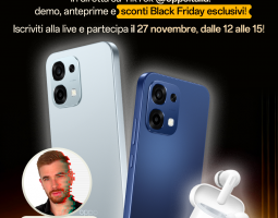 OPPO Black Friday 2025: offerte esclusive fino al 2 dicembre
