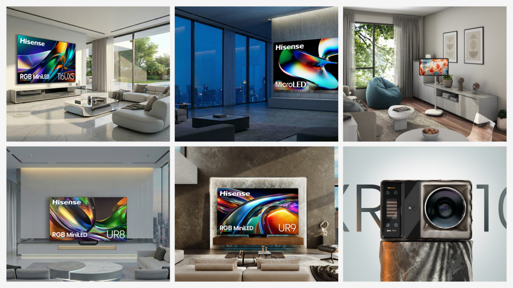 Hisense al CES 2026 porta TV, Laser e AI