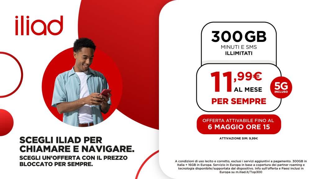 iliad lancia due nuove offerte TOP per viaggiare sempre connessi