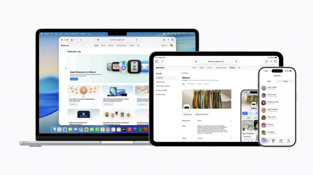 Apple Business unisce gestione, produttività e clienti