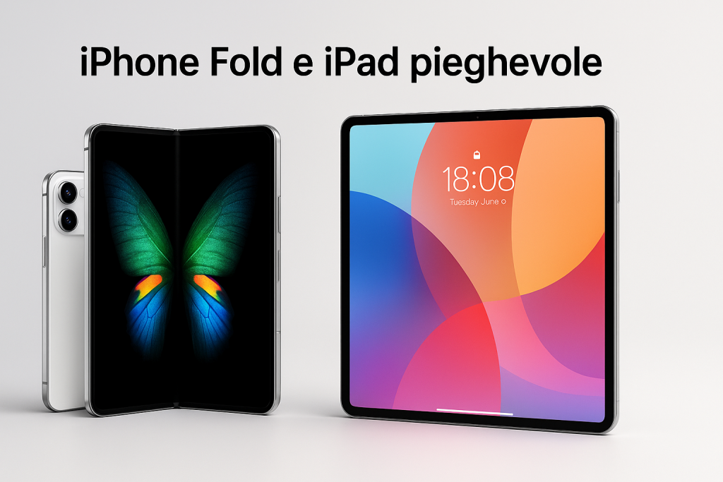 Apple prepara iPhone Fold per il 2026 con obiettivo 25 milioni di unità, iPad pieghevole nel 2028