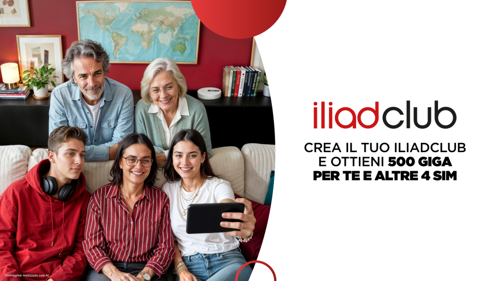iliadclub di Iliad : nuovi giga mensili per tutti