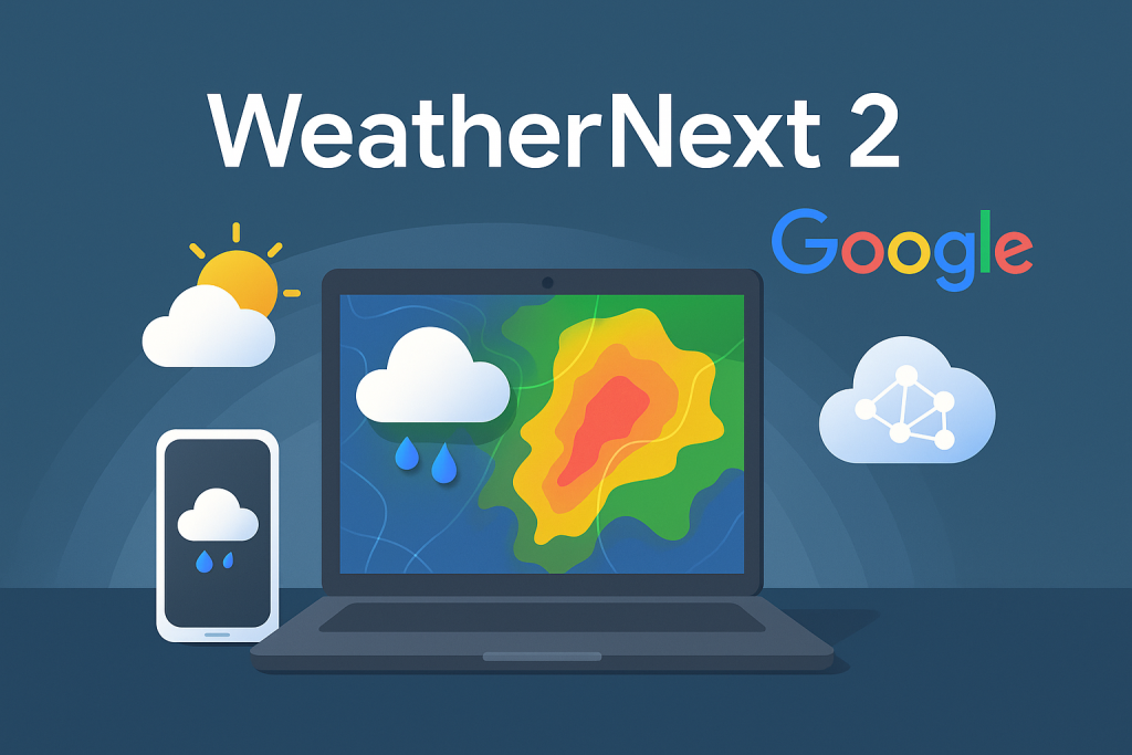 WeatherNext 2 porta previsioni più precise e veloci