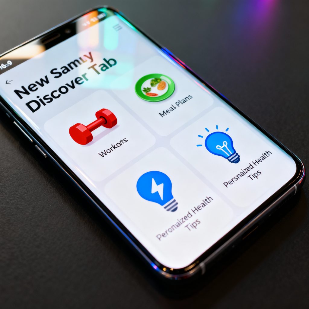Samsung Health introduce la Discover Tab