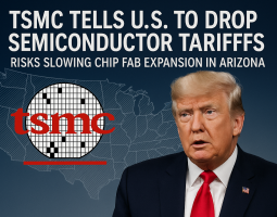 TSMC minaccia di rivedere gli investimenti in Arizona se scatteranno i dazi sui chip