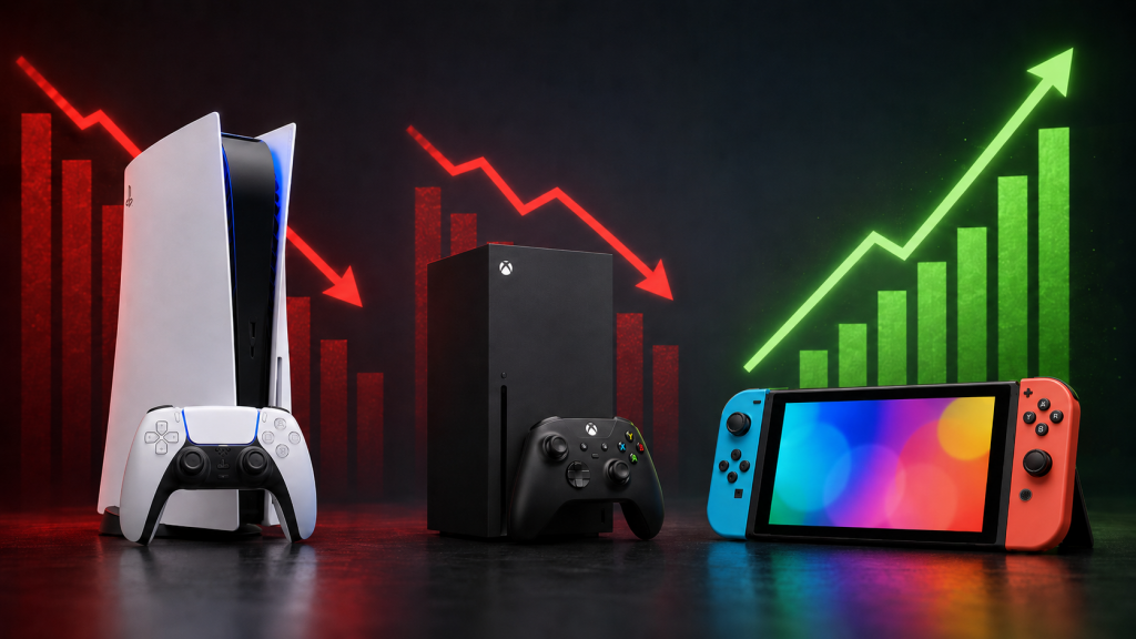 Vendite console USA: PS5 e Xbox crollano