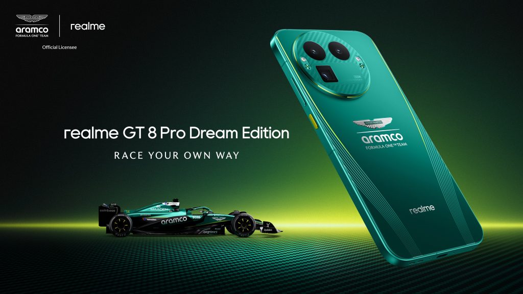 realme Dream Edition GT 8 Pro è il “Best F1 Phone”