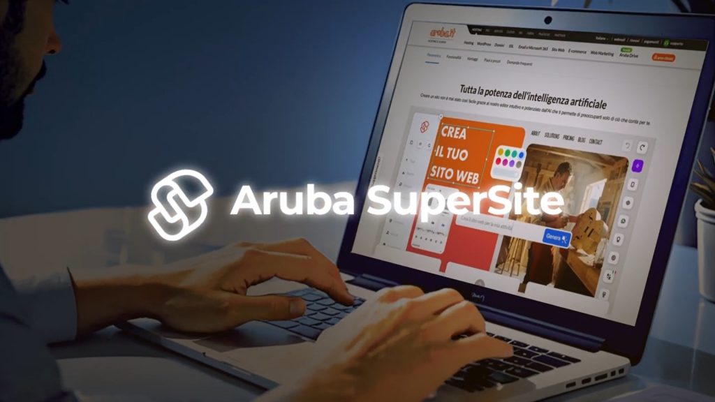 Aruba SuperSite trasforma la creazione di siti web in un "superpotere"