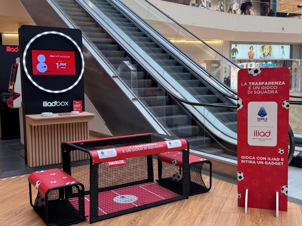 iliad porta il tour “Seat Soccer” nei centri commerciali italiani