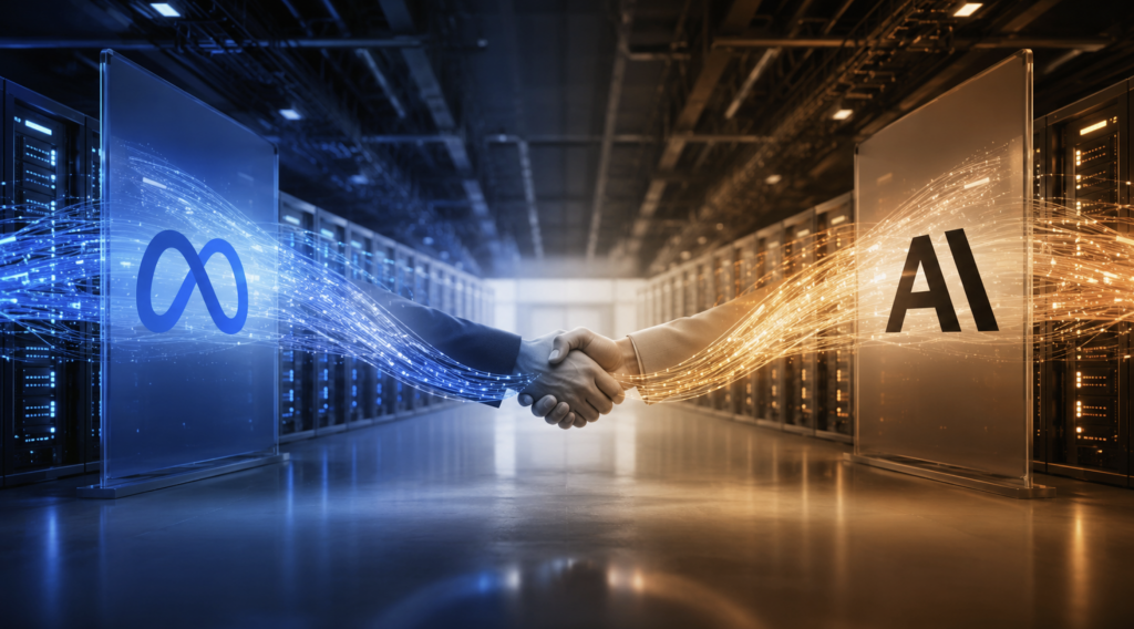 Meta e Anthropic: trattativa AI da 10 miliardi