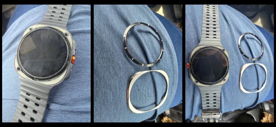 Galaxy Watch Ultra: alcuni bezel si staccano da soli