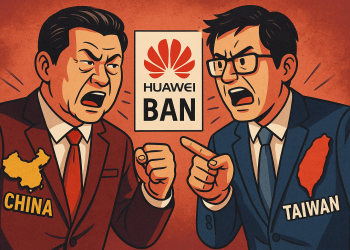 Tensione tra Cina e Taiwan dopo il ban su Huawei