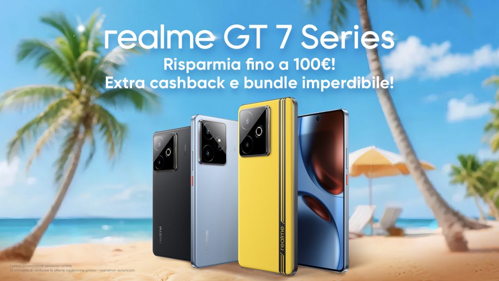 Offerte estive esclusive per la serie realme GT 7