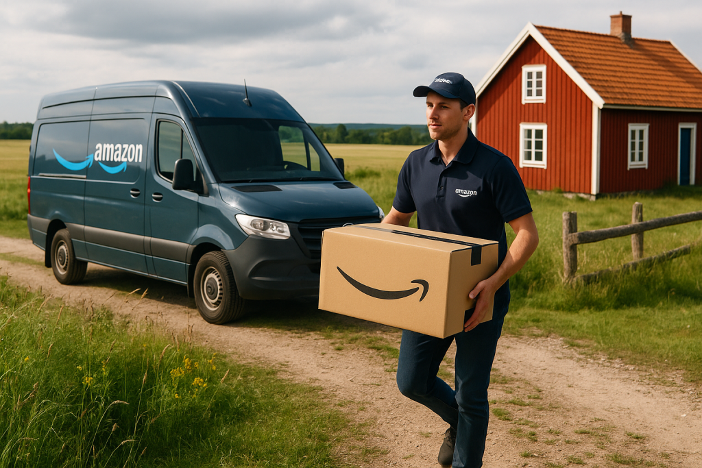 Amazon porterà le consegne in giornata nei piccoli centri entro il 2026