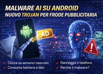 Malware AI su Android: nuovo trojan per frode pubblicitaria