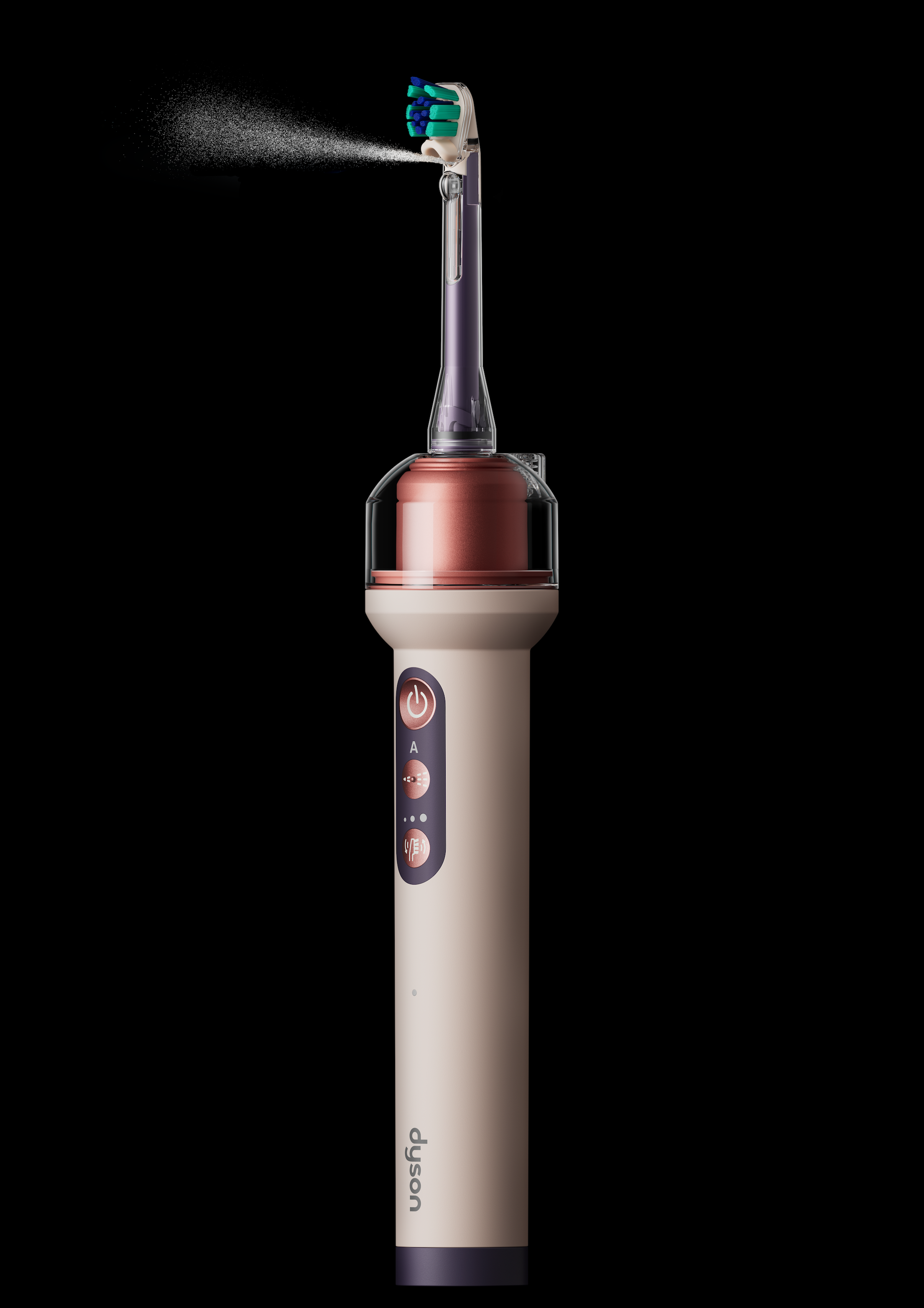 Dyson CameraJet vede tra i denti e colpisce la placca 