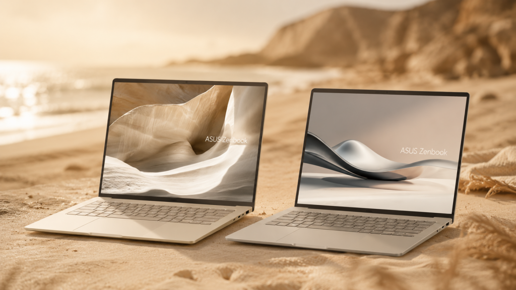 ASUS ZenBook A14 e A16: portatili leggeri per viaggiare