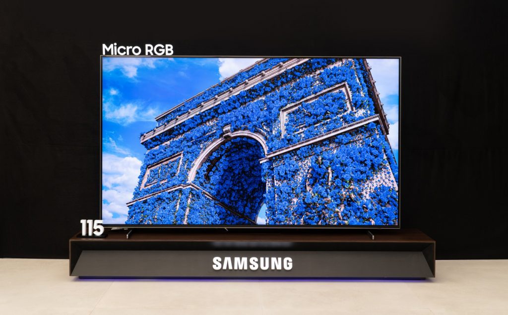 Samsung lancia il primo Micro RGB al mondo