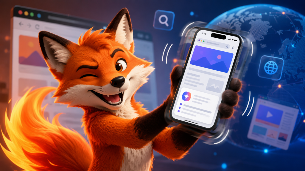 Riassunti Firefox per Android: basta scuotere lo smartphone