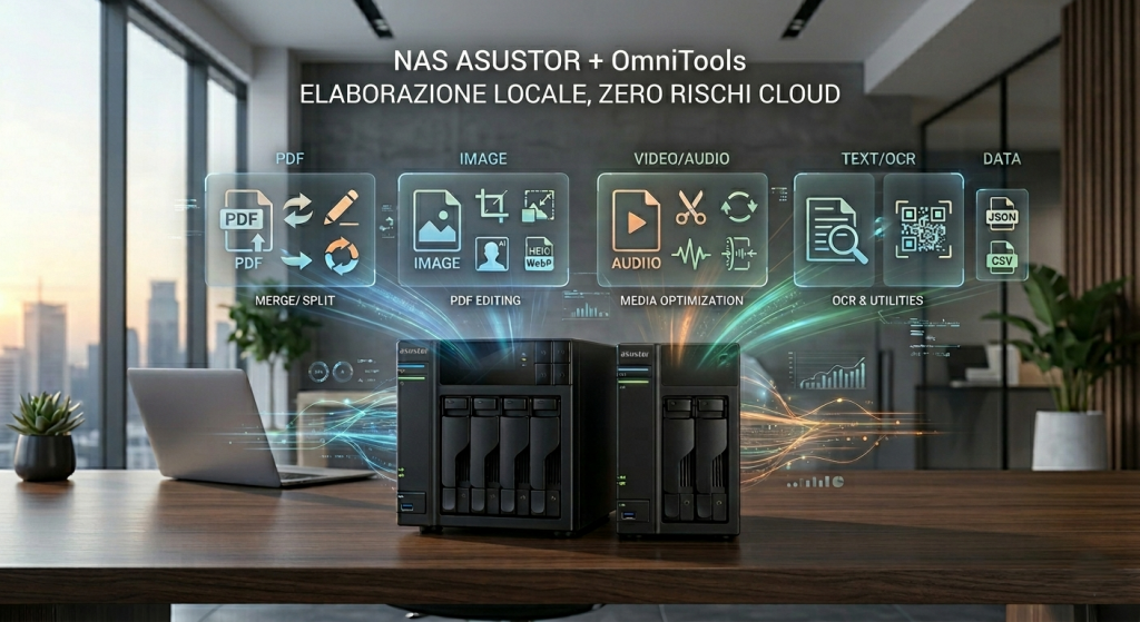 ASUSTOR OmniTools trasforma i NAS in hub