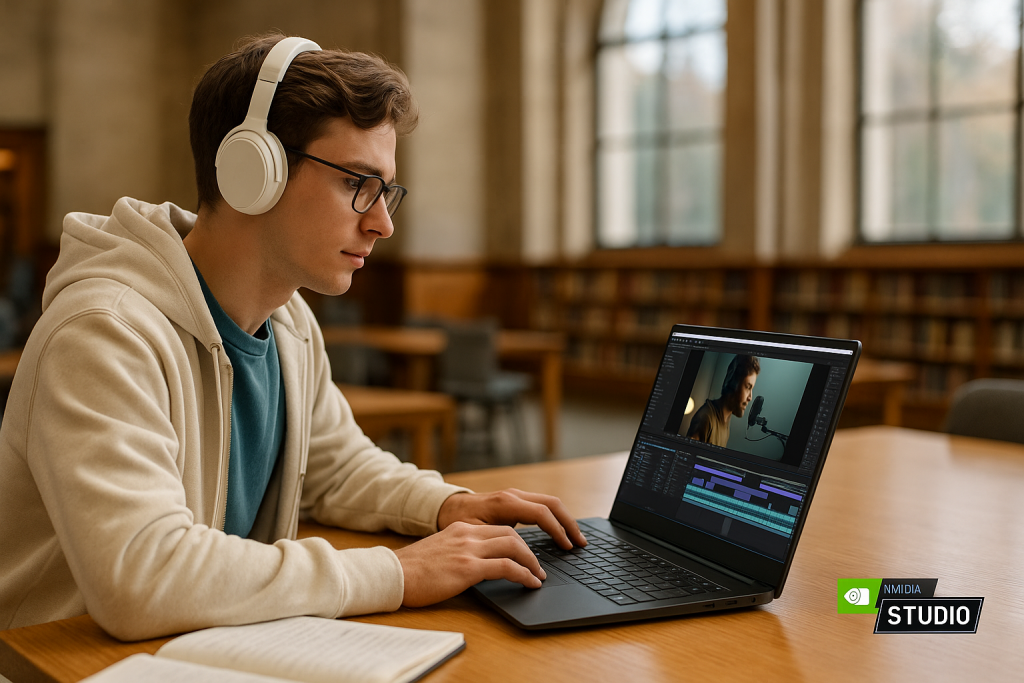 AI offline con NVIDIA Studio: creatività e studio senza connessione