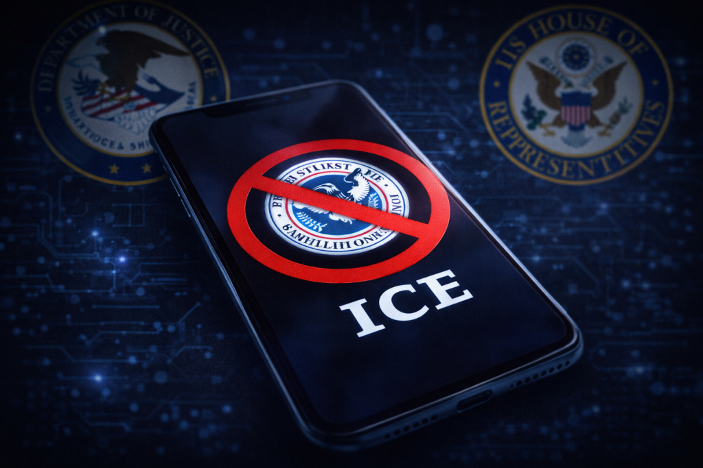 App anti ICE rimosse: DOJ sotto inchiesta