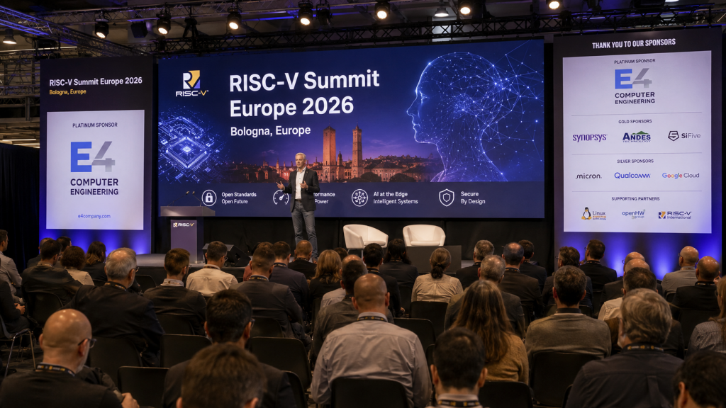 RISC-V Summit Europe, E4 protagonista a Bologna