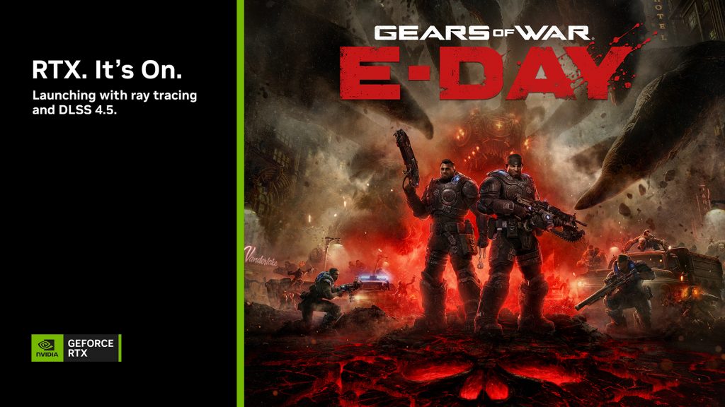 Gears of War E-Day porta DLSS 4.5 e Reflex su PC