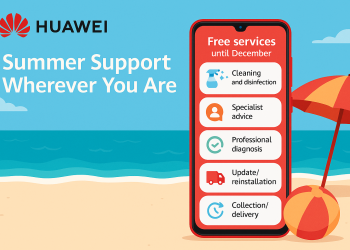 Huawei garantisce assistenza anche sotto l’ombrellone