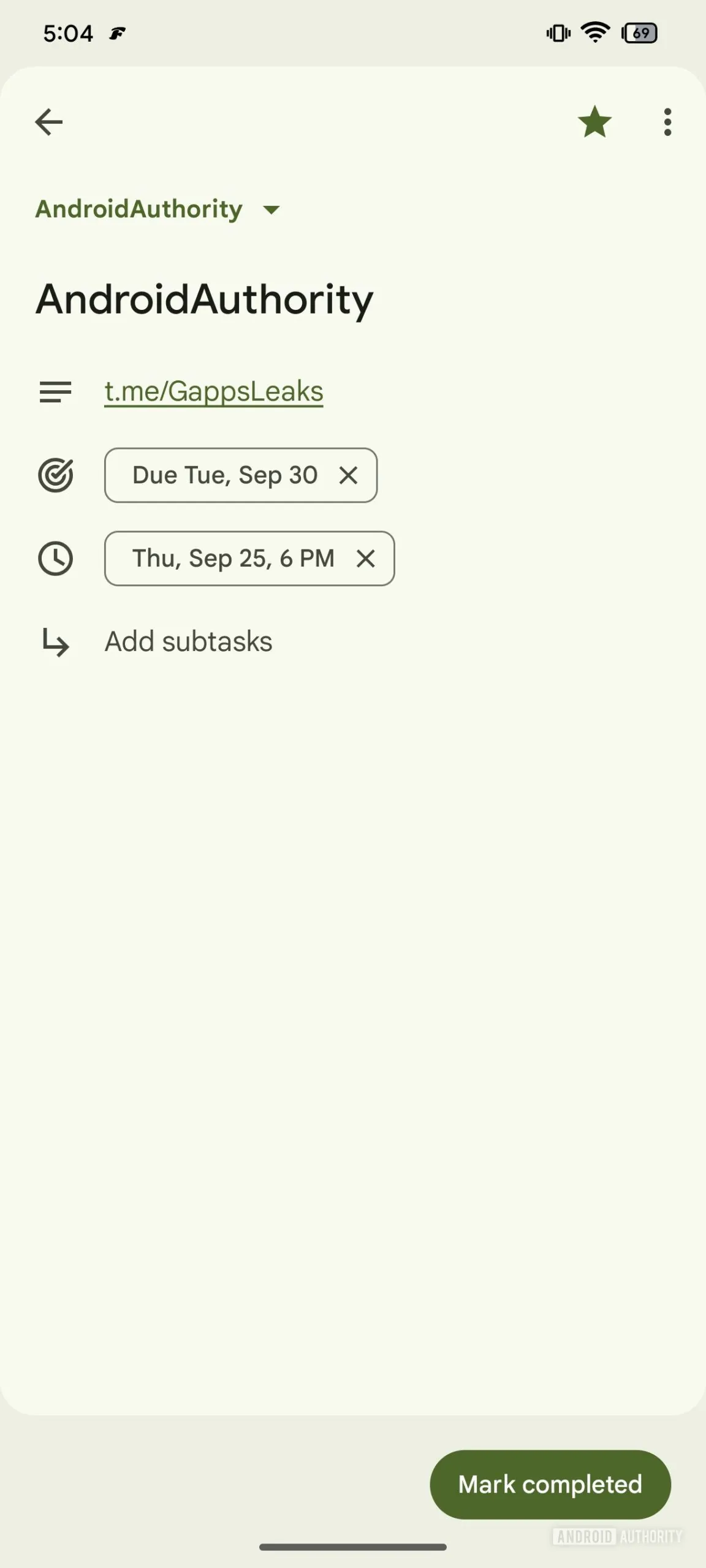 Google Tasks: in arrivo la funzione scadenze tanto attesa
