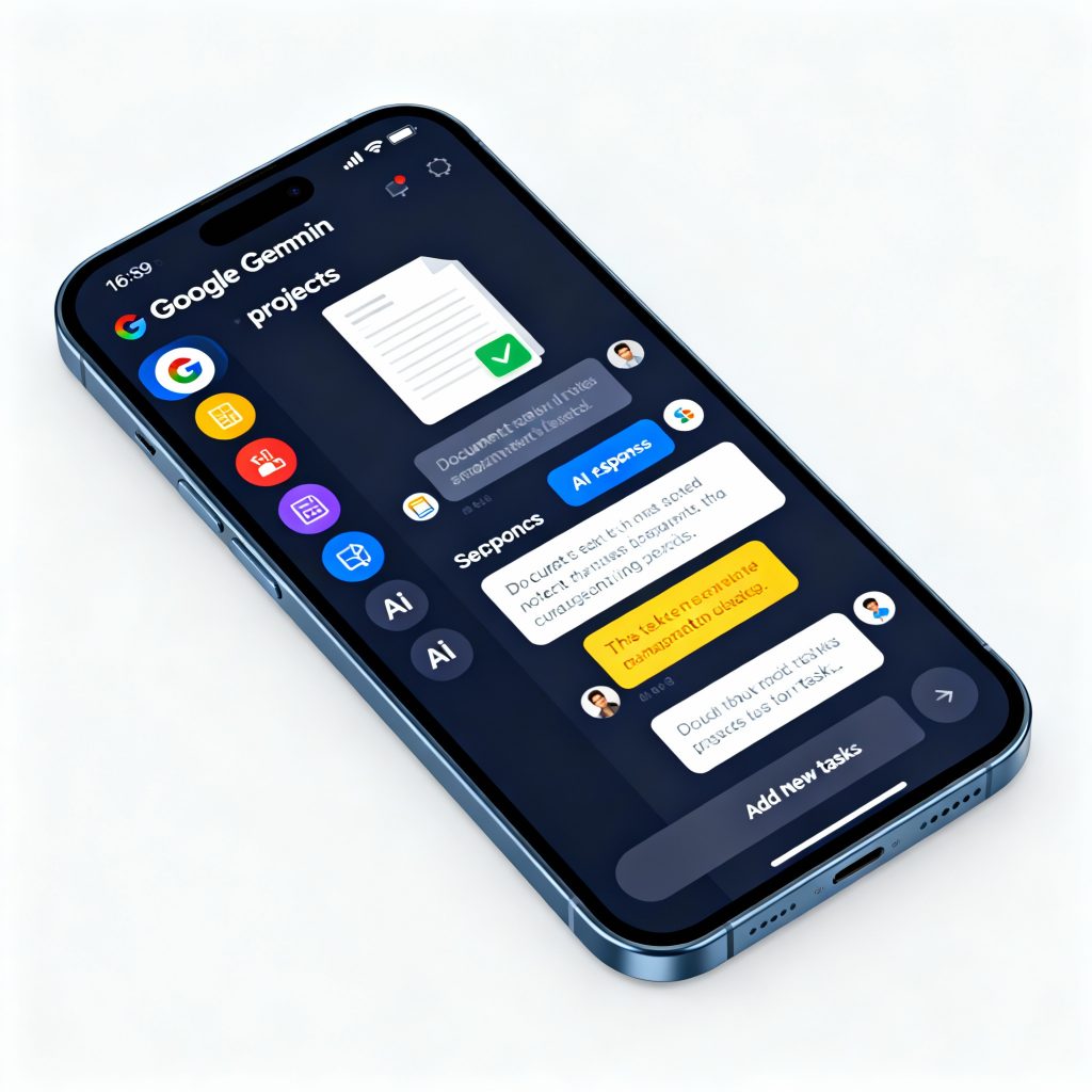 Google Gemini introduce la funzionalità “progetti” per organizzare l’AI