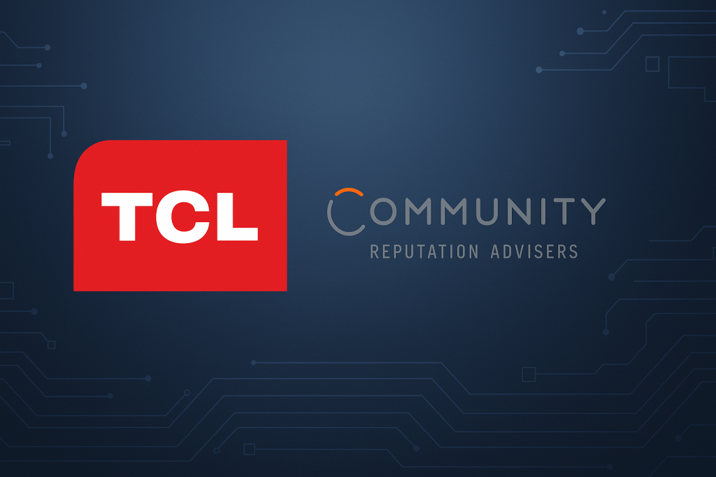 TCL Electronics affida a Community la comunicazione corporate e consumer in Italia